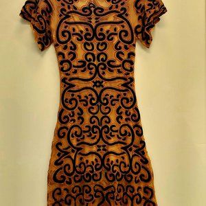 For Love & Lemons Sheer Mesh Dress with slip